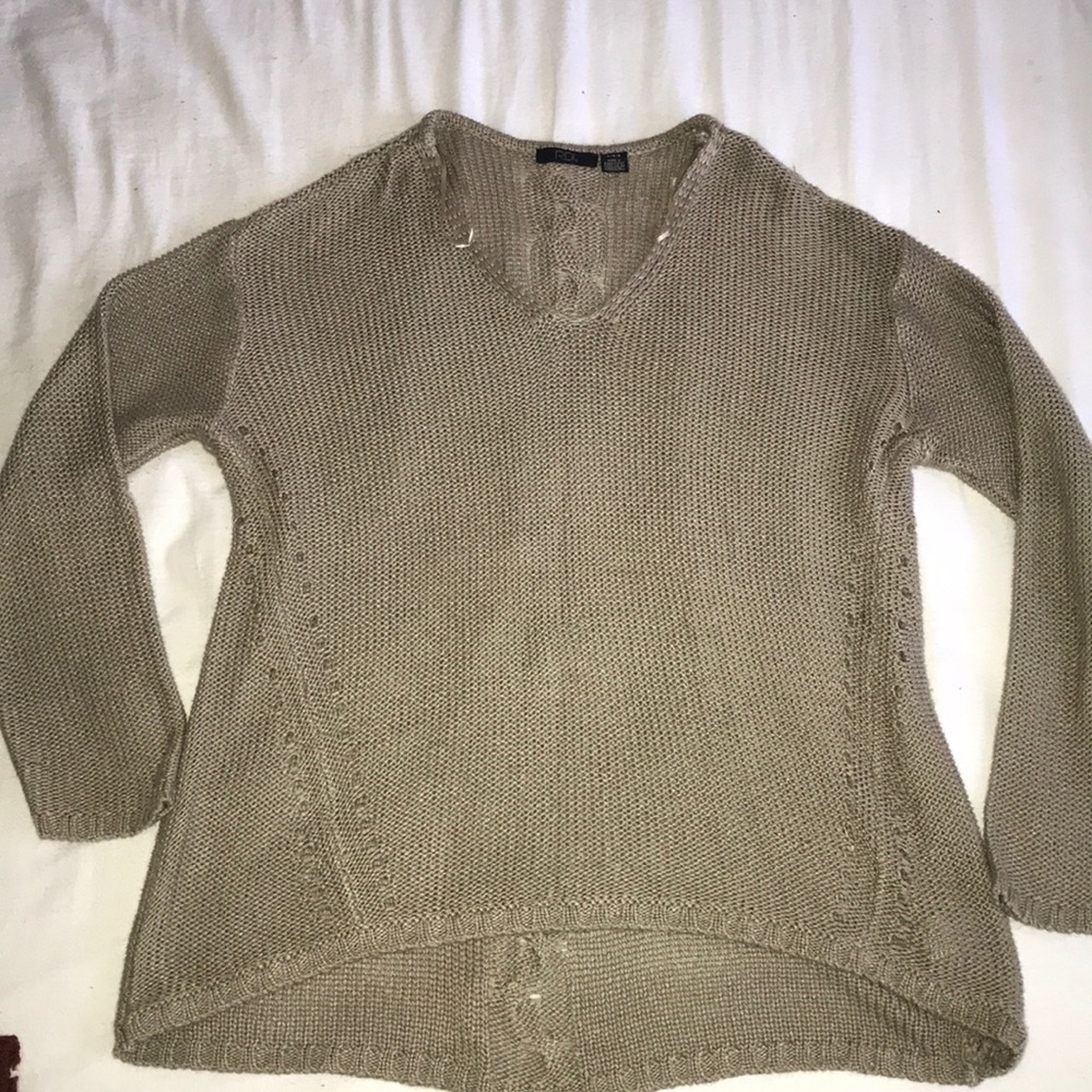 Tan Knit Sweater